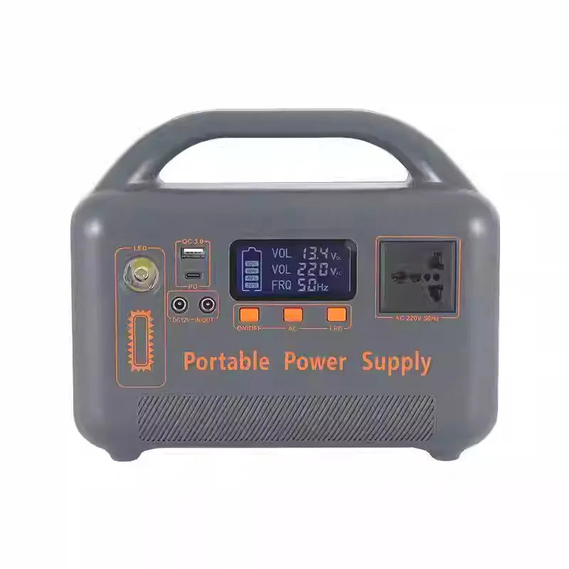 Portable Power Station 400W 192Wh LiFePO4 Solar Generator with Optional Solar Panel AC Outlet USB for Camping RV Emergency Backup