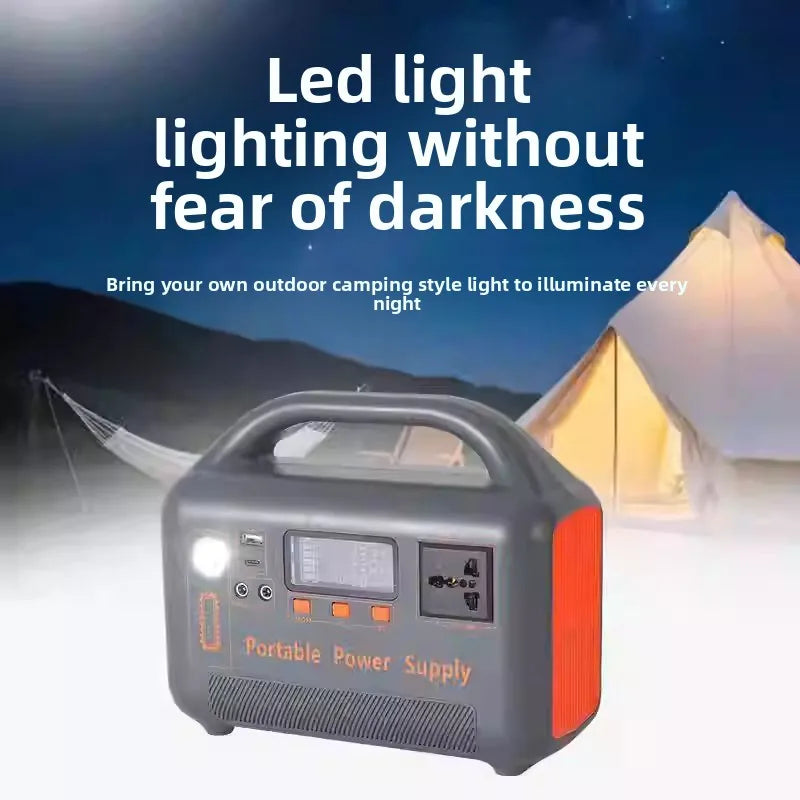 400W Portable Power Station 192Wh Solar Generator LiFePO4 Battery with AC Outlet USB for Camping RV Emergency Backup
