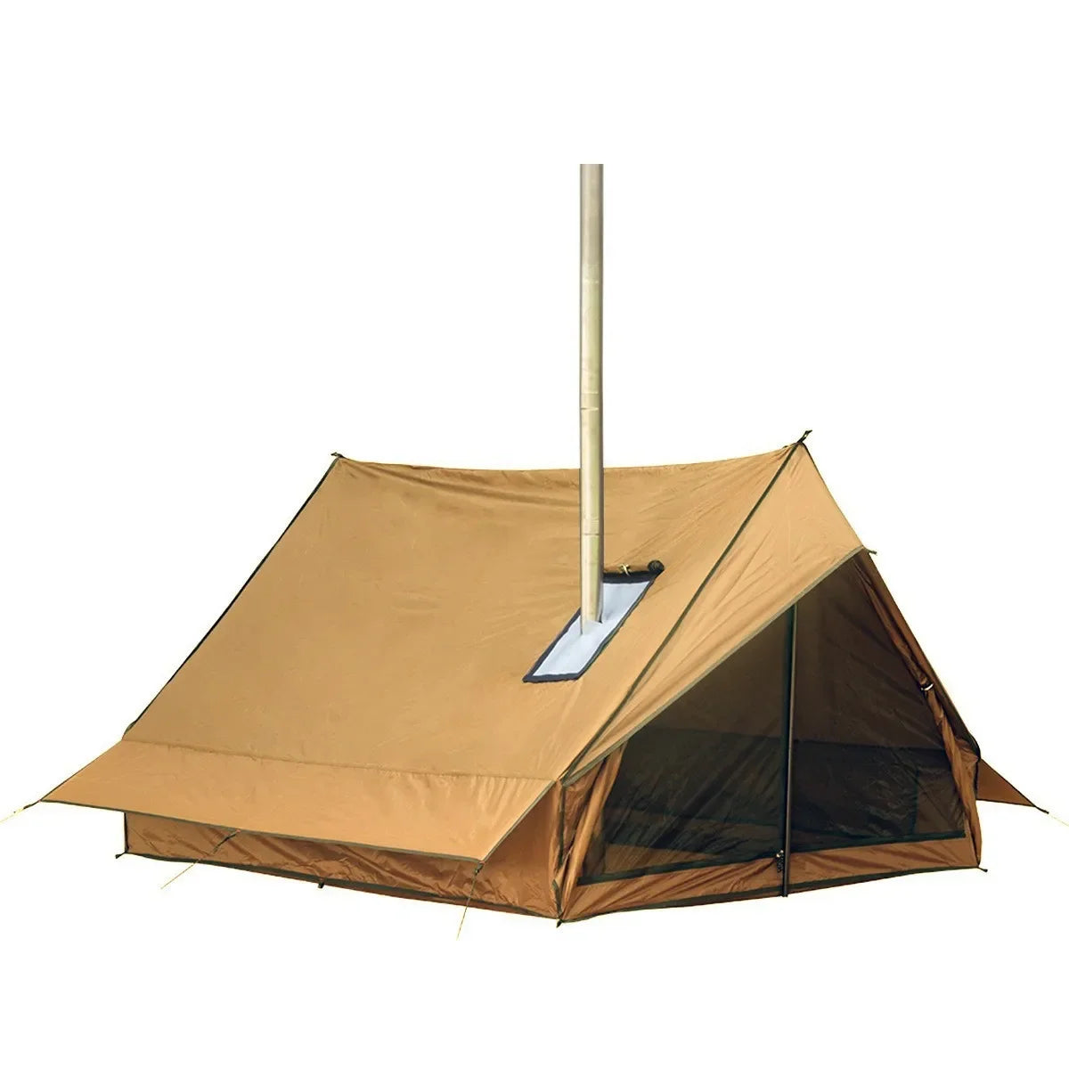 2-Person Camping Tent Lightweight Waterproof Outdoor Beach Cabin Tent with Vent Portable Shelter