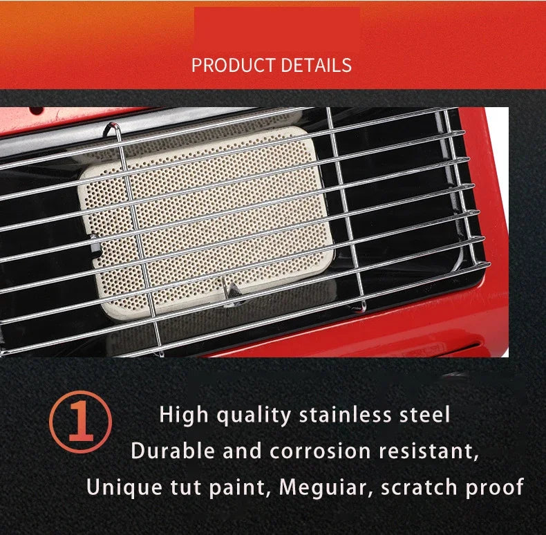Portable Gas Camping Stove Cassette Burner Outdoor Picnic BBQ Stove Compact Butane Cooker for Camping Fishing Travel