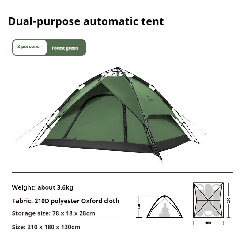 Naturehike Automatic Tent 3-4 Person