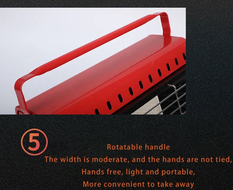Portable Gas Camping Stove Cassette Burner Outdoor Picnic BBQ Stove Compact Butane Cooker for Camping Fishing Travel