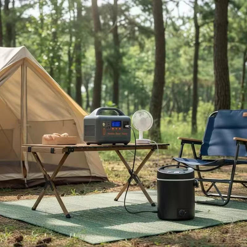 400W Portable Power Station 192Wh Solar Generator LiFePO4 Battery with AC Outlet USB for Camping RV Emergency Backup