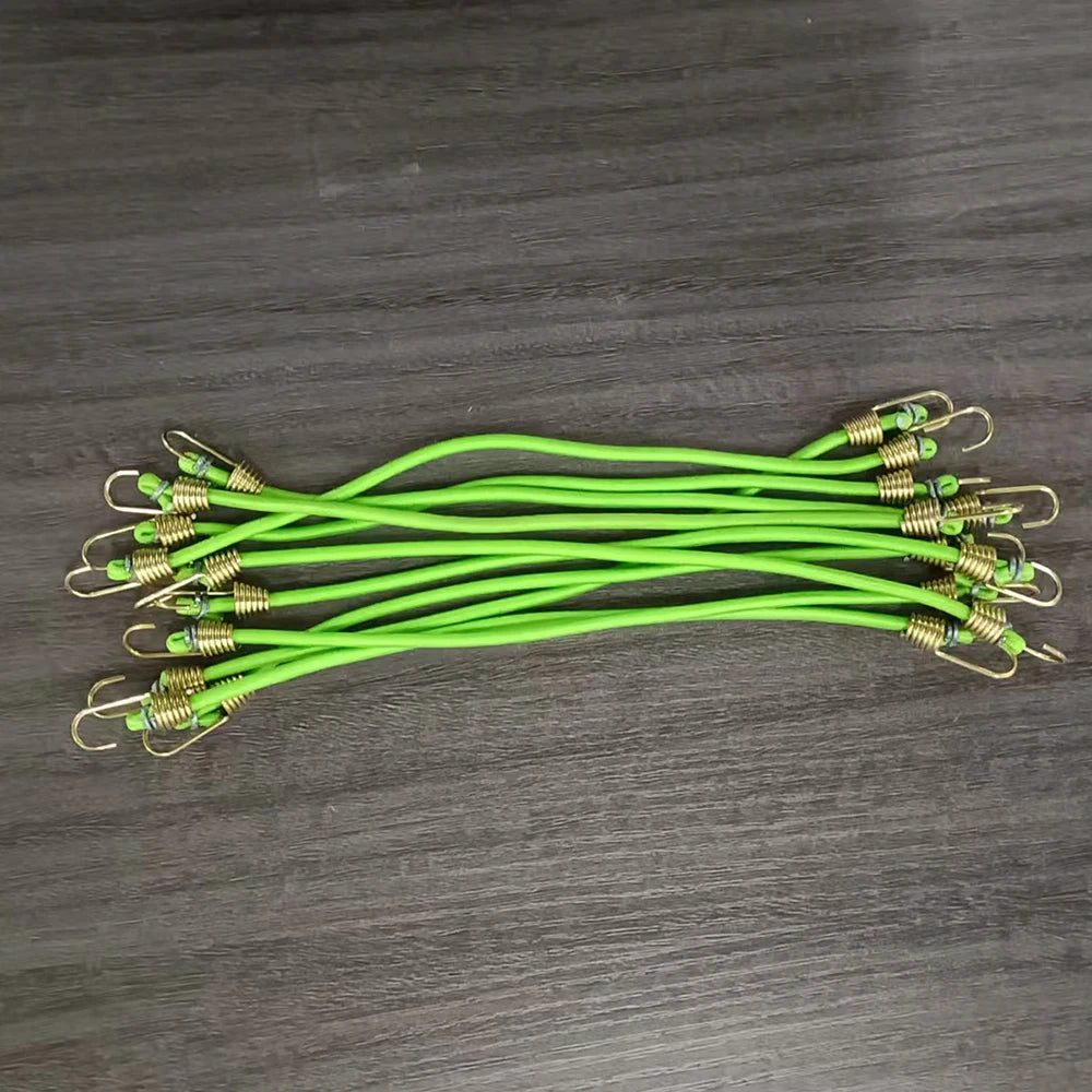 10Pcs Outdoor Tent Fixing Ropes, Hiking and Camping Tent Fixing Hooks, Compact and Lightweight, Easy to Carry and Store, Can Fix Tents and Hang Items S004210