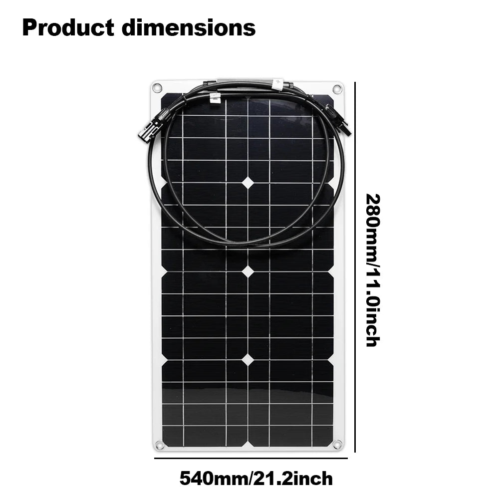 Portable Solar Panel Kit 2500W Foldable Solar Charger with Controller USB Output for Camping RV Off-Grid Power System