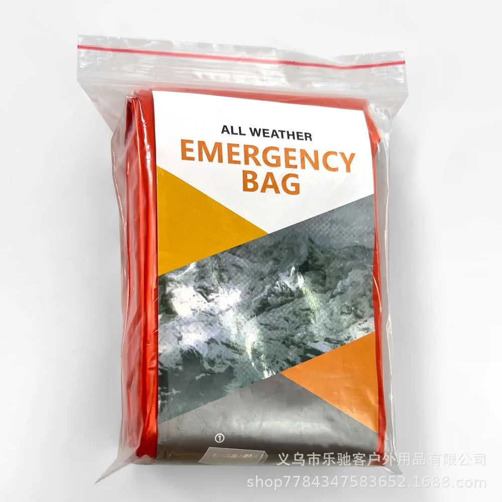 Emergency Sleeping Bag Survival Thermal Blanket Waterproof Insulation Sleeping Sack for Camping Hiking Outdoor Hypothermia Protection