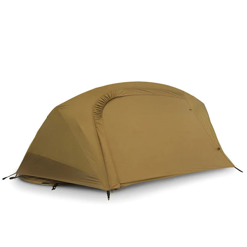 Tent Folding Bed Sunshade Tourism Outdoor Camping Hiking Mountaineering Outdoor Camping Single Tactical Tent Rainproof Boat