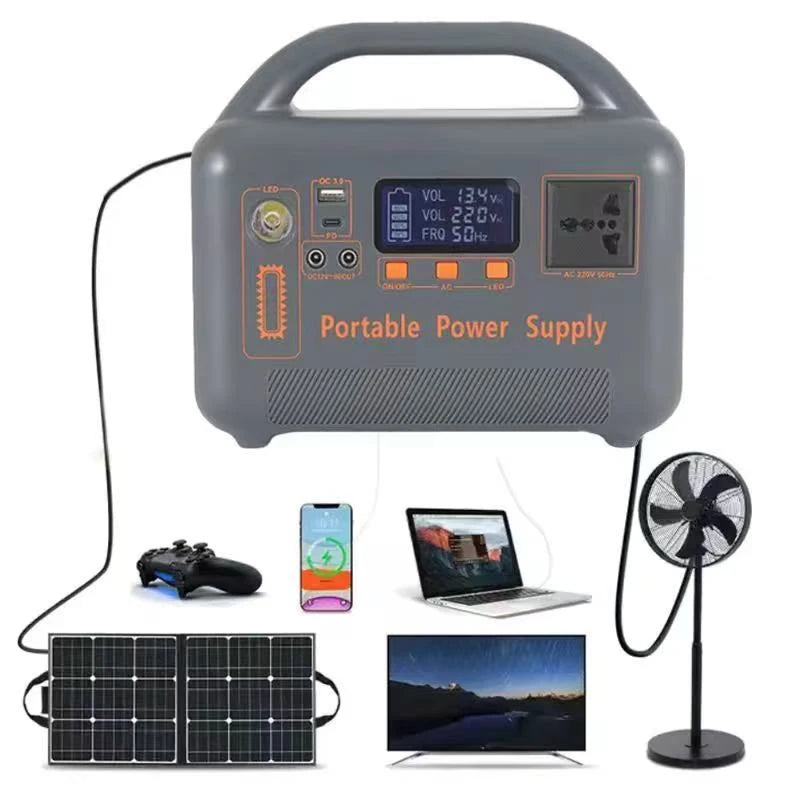 400W Portable Power Station 192Wh Solar Generator LiFePO4 Battery with AC Outlet USB for Camping RV Emergency Backup