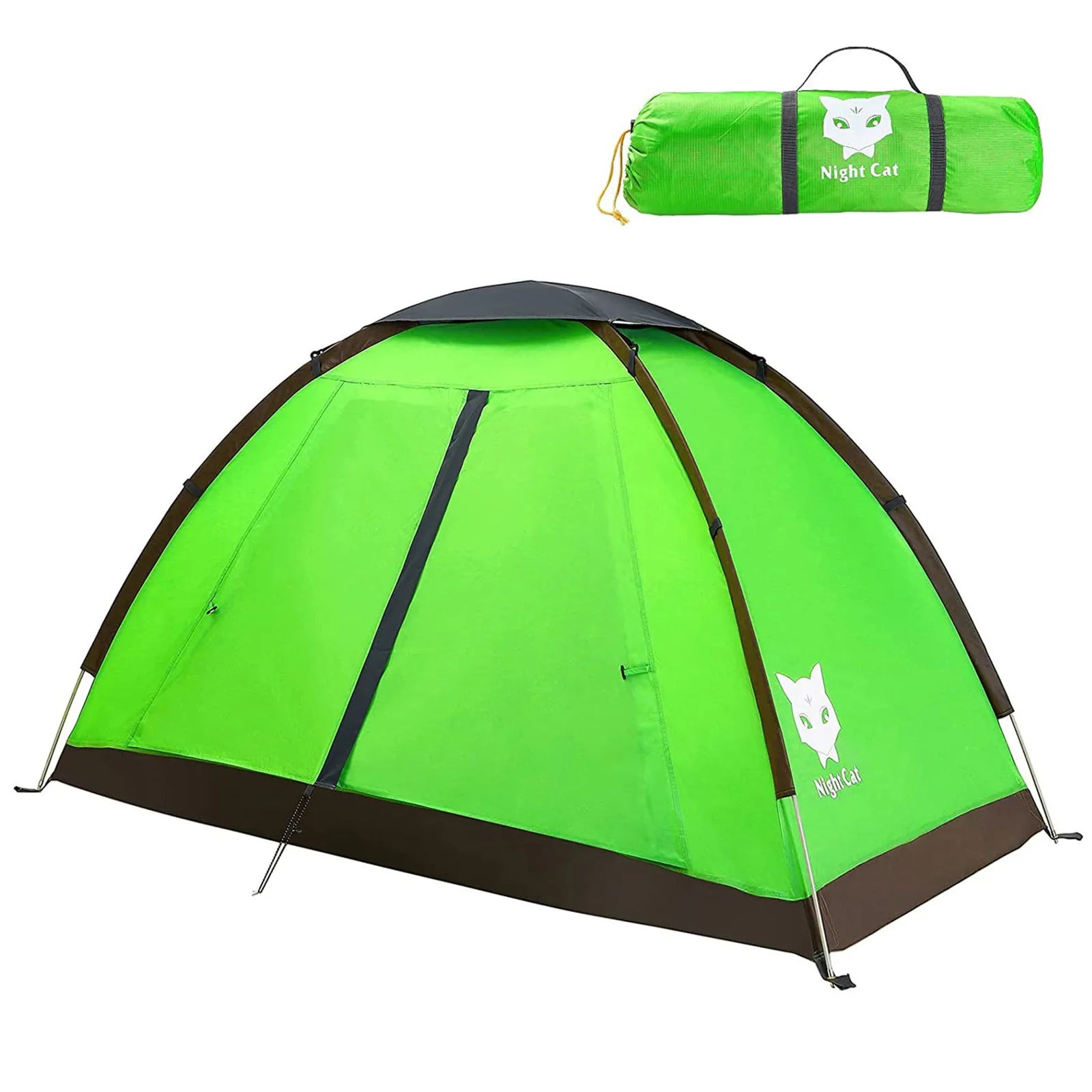 Night Cat Tent for 1 to 2 Persons, Lightweight Waterproof Camping Hiking Backpack Tent