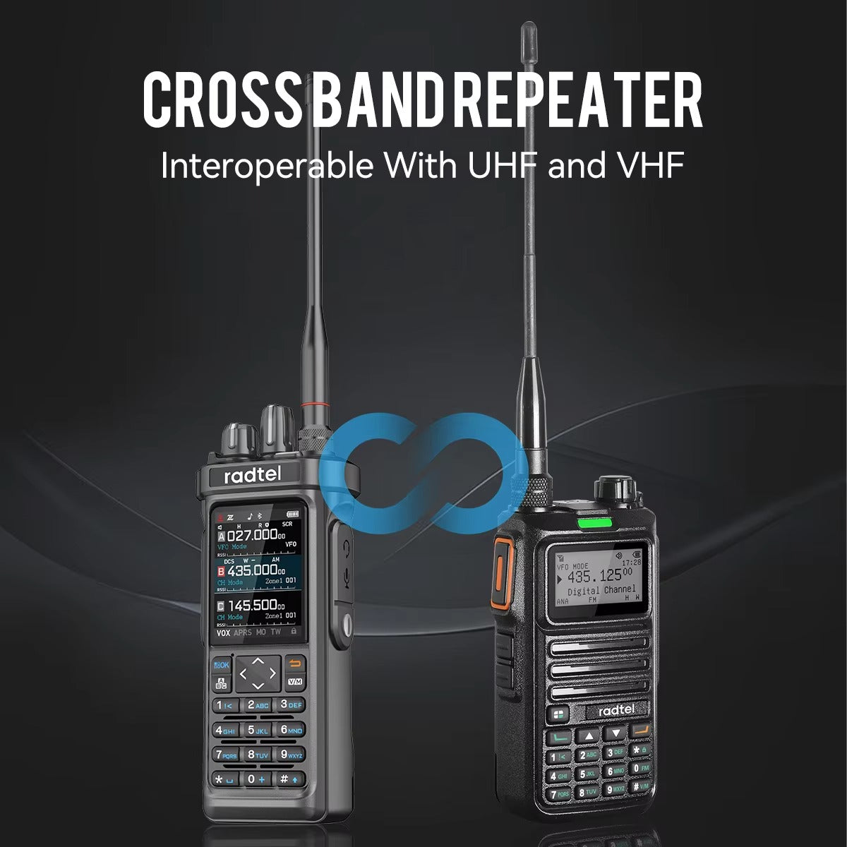 Radtel RT-950 PRO Walkie Talkie AM/FM/CB/LSB/USB/CW Receiver with GPS APRS 10W Bluetooth Phone Programming Ham Radio RT-950PRO