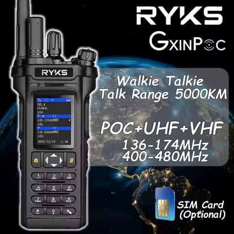 Radtel RT-950 PRO Walkie Talkie AM/FM/CB/LSB/USB/CW Receiver with GPS APRS 10W Bluetooth Phone Programming Ham Radio RT-950PRO